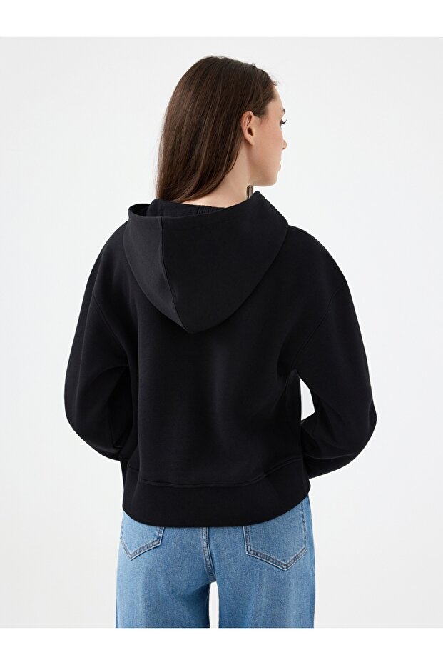 Kadın Sweat LF2033675 BLACK - 4