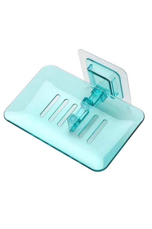 1 Pcs Plastic Rectangular Soap Saver, No drilling soap box wall-mounted soap holder for Shower, Dra