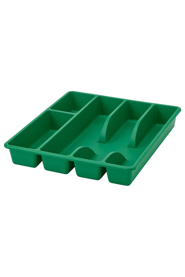 صينية أدوات مائدة SMÄCKER، خضراء زاهية، 31 × 26 سم