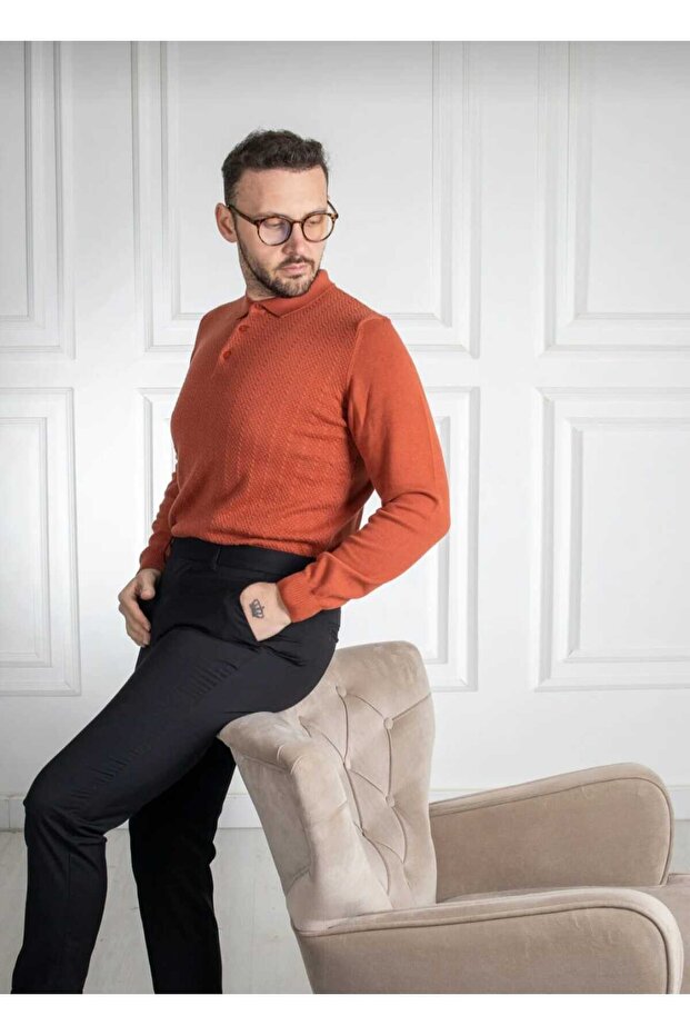 İNTERVİEW POLO YAKA TRİKO KAZAK - 3