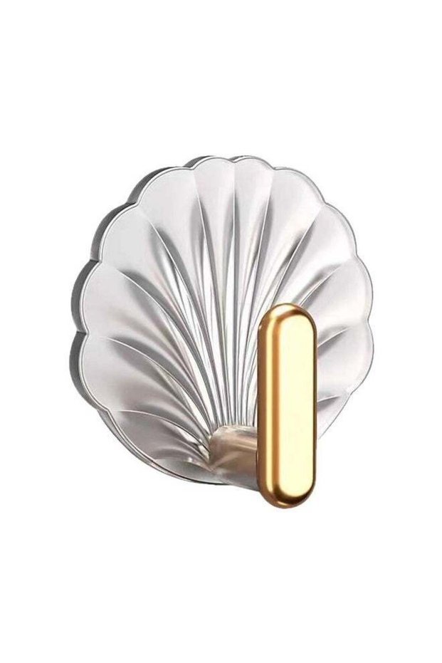 8 Pcs Multipurpose Wall Storage Hook Decorative Gold Hook Strong Adhesive Wall Hooks