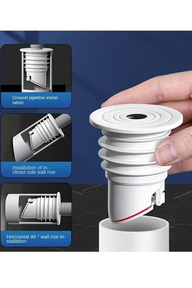 1pc Washing Machine Drain Hose Seal,Anti-Odor Floor Drain Plug,Sewer Pipe Seal Ring Sealing Cover,F