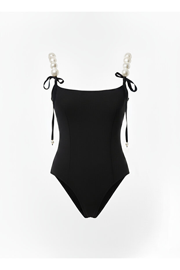 Lilbasic İnci Askılı Bodysuit - 1