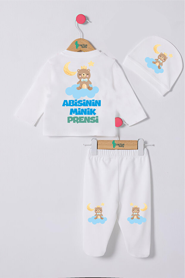 Uncle Dayi, Auntie, Big Brother, Big Sister, Uncle, with the Words Written on It, with Gloves on His Own Hands, Top with a Patch, Bottom with a Hat.