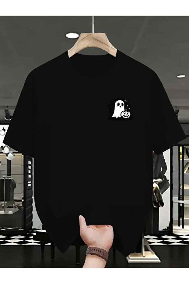 Μπλουζάκι Mini Ghost με τύπωμα oversized - 1
