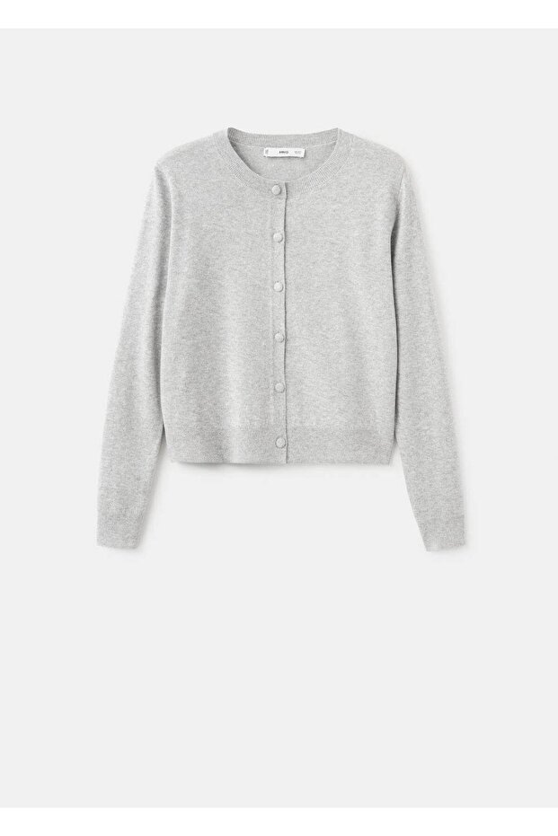 Triko düğmeli hırka - 3