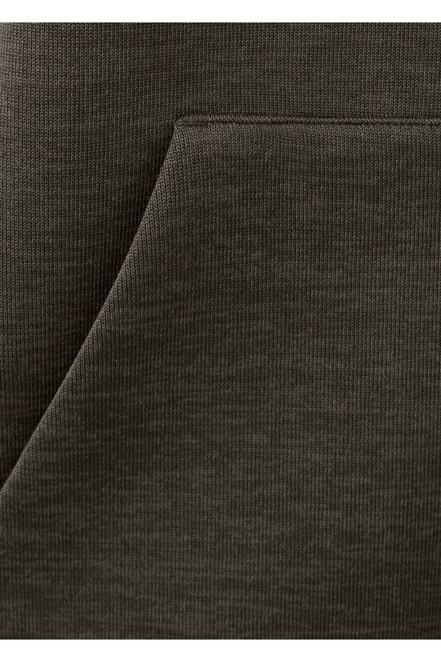 Fermuarlı kapüşonlu sweatshirt - 7