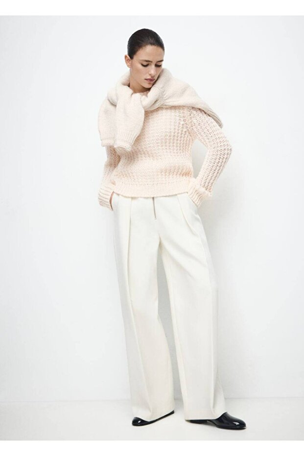 Ajur örgü kazak - 2