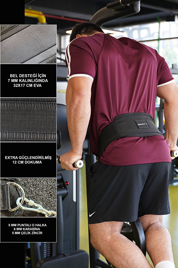 Dip Belt Ağırlık Kemeri Siyah - 3