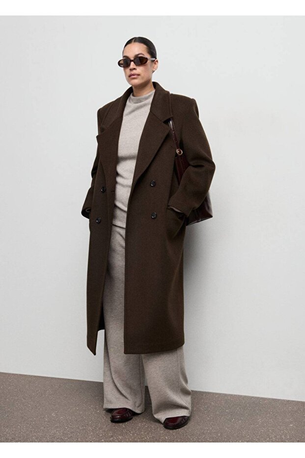 Perkins yaka ince örgü sweatshirt - 8