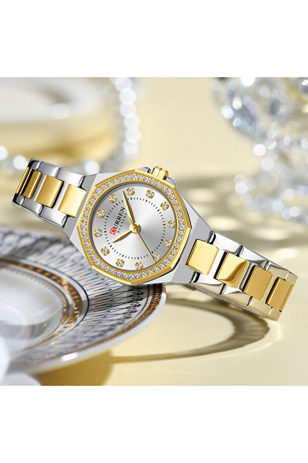 9100 Luxury Classic Quartz Women's Watch - Elegant Waterproof Luminous Hands