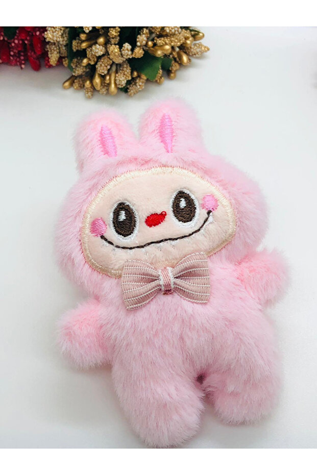 Labubu Cute Hair Clip Plush Labubu Strong Elastic Clip - Bracelet 10 cm