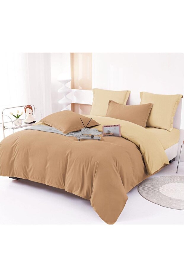 Finet Satin Solid 6-piece bedding set - 4