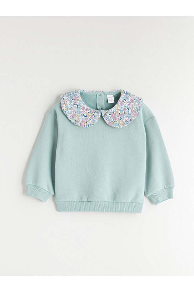 Esvab • Modern & Distinctive Bebe Roba Collar Girls' Sweatshirt