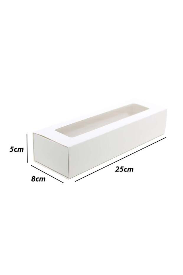 12 قطعة من علب كوكيز وحلويات ورقية سحاب مستطيلة - 1