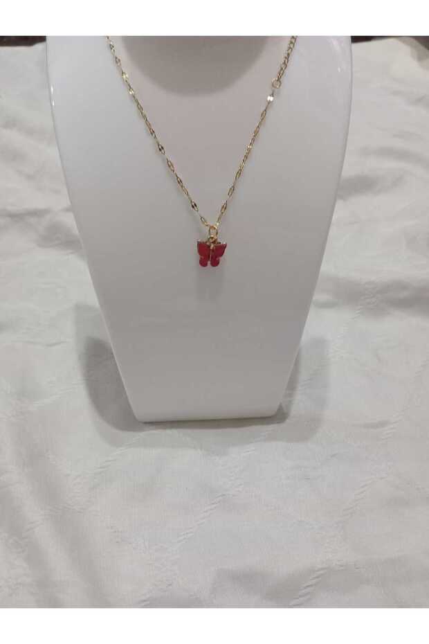 Steel Necklaces with Butterfly Pendants