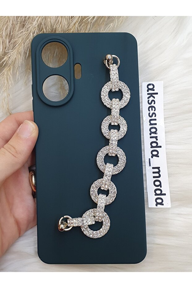 Realme C55 Compatible Stone Pattern Handheld Launch Case - 2