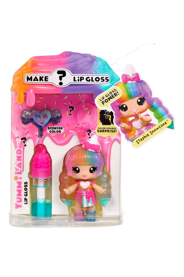 Lip Gloss Doll: Mystery Color Change - Stephie Snowcone