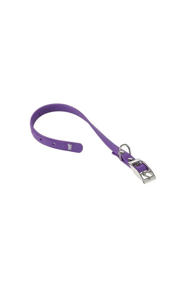 Ergoflex CF Techno - Rubber Dog Collar Color: Purple, Dimension: 37-45cm x 24mm