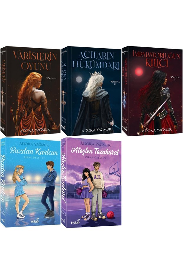 Hardcover-Free Adora Yağmur Histeria - Zirve Ötesi 5 Book Set