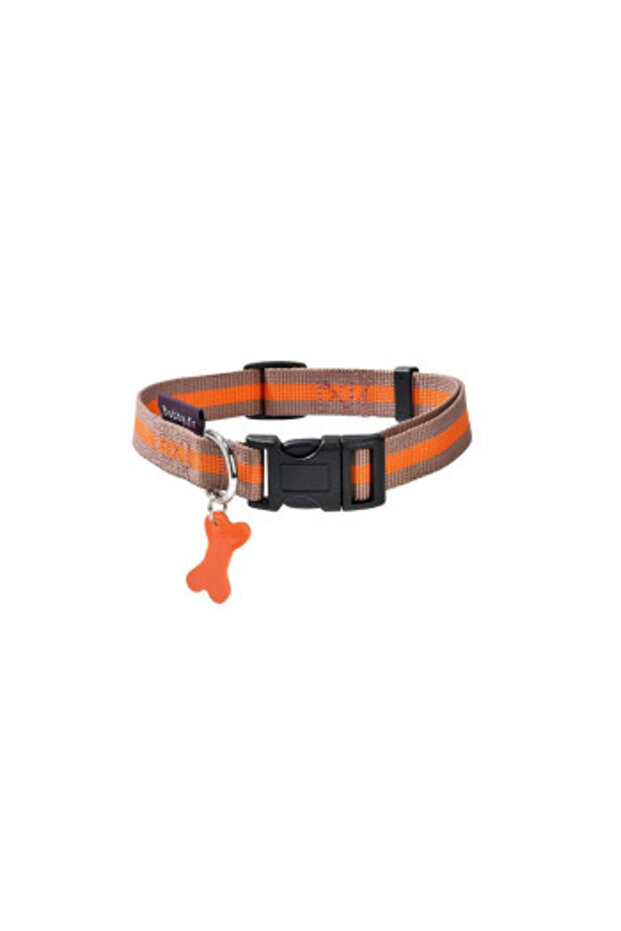 Half-Choke Collar for Dogs Eco-LeatherColor: Grey, Dimension: 60cmx10mm
