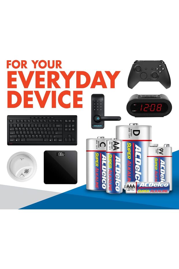 بطاريات AC Delco من نوع AA، عدد 48 بطارية - 4