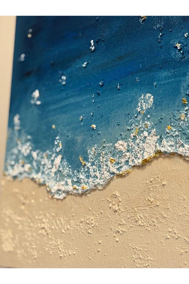 BesArt- Rölyef Dokulu Tablo - Deniz temalı Kabartmalı - 4