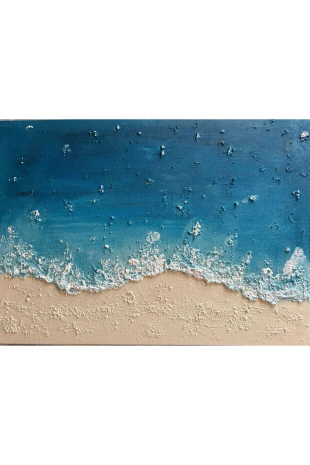 BesArt- Rölyef Dokulu Tablo - Deniz temalı Kabartmalı - 5