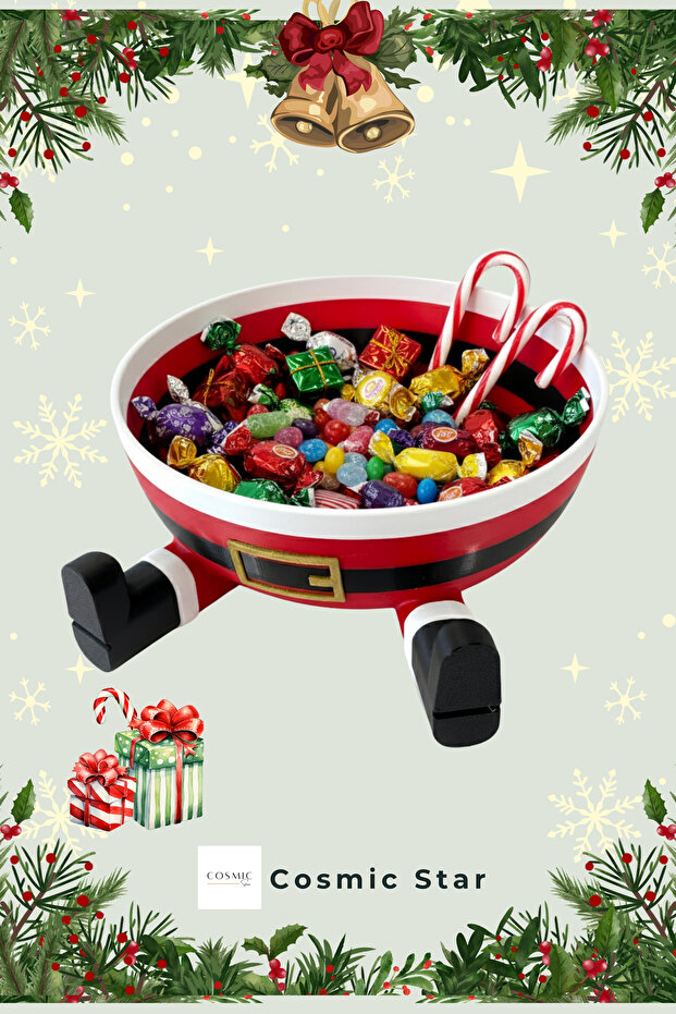 Santa Claus Shaped Bowl | 3D Printing Christmas Themed Candy Bowl & Cookie Bowl | Decorative Gift