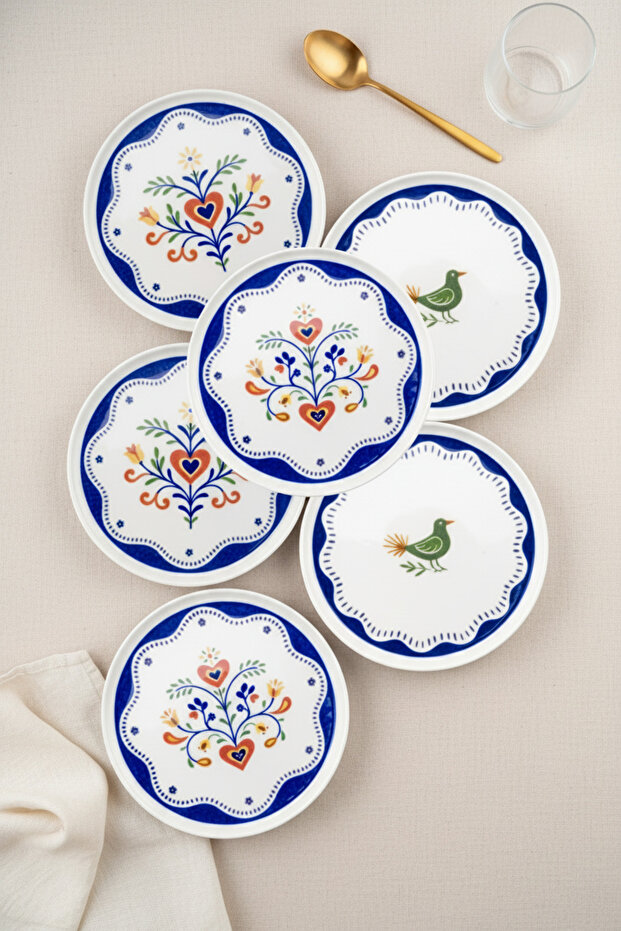 Perla 6 Parça Pasta Takımı - 6