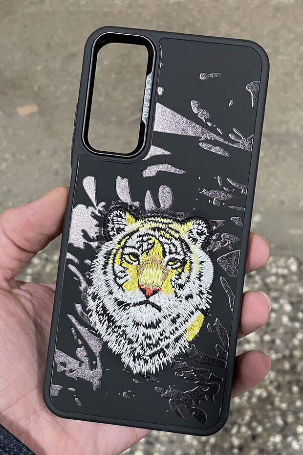 Samsung Galaxy A05S Case Embossed Patterned Velvet Inside Silicone Cover