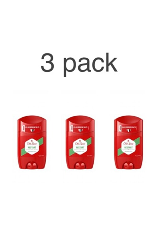 3pack RESTART deodorant stick for men 1.7 fl.oz / 50 ml