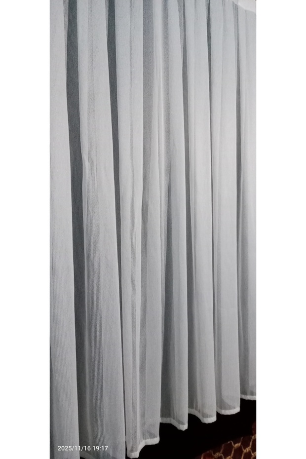 Farbela parlak çelik tül perde - 1