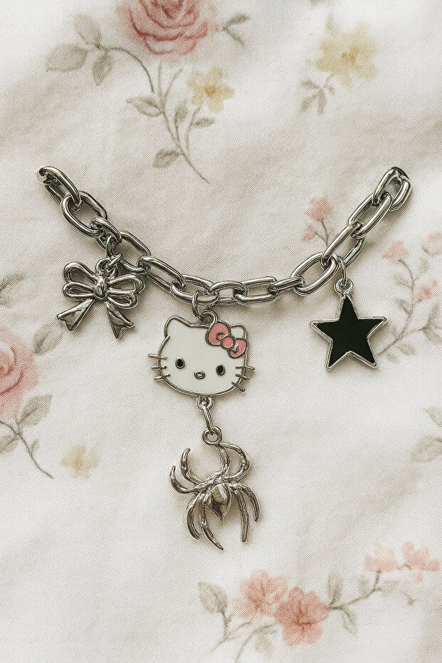 Hello Kitty Spider Star Bileklik - 1