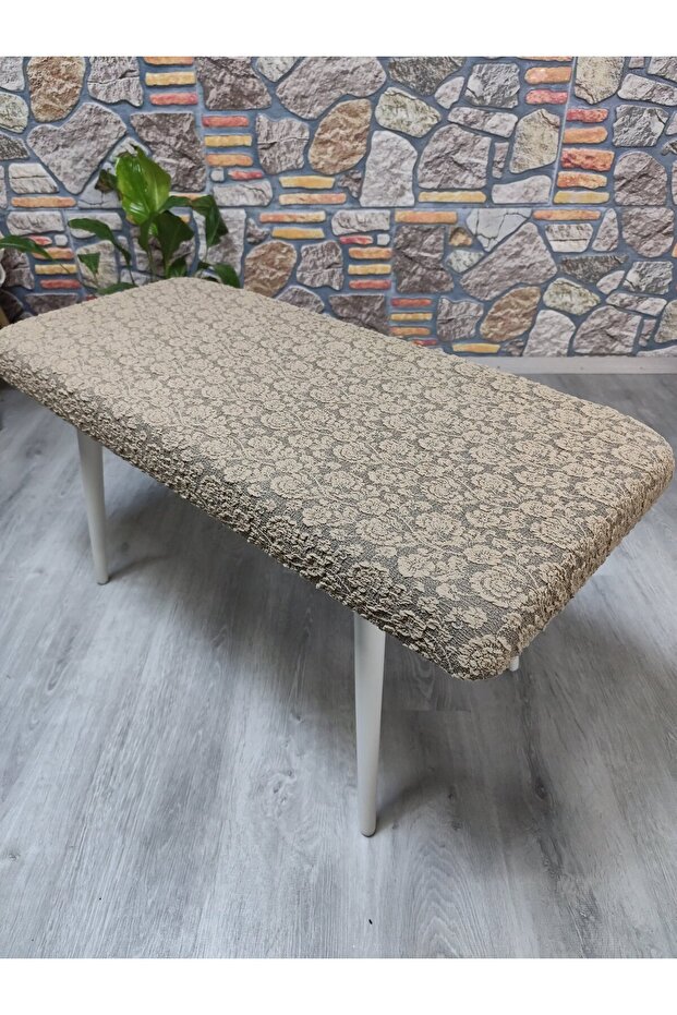First New Model Bomb Fabric Bench Cover in Turkey Kitchen Restaurant Cafe Pouf Bench Cover