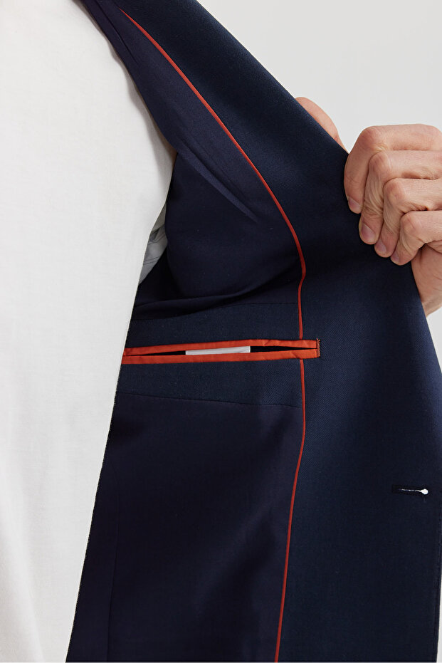 سترة رجالية بياقة على شكل طائر السنونو - 7