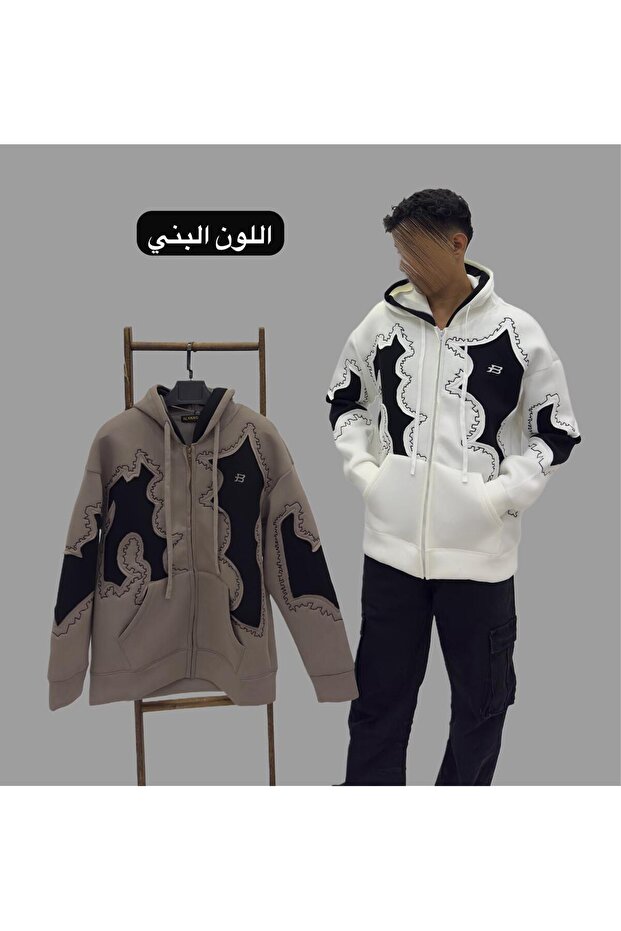 هودي بلوفر اوفر سايز مبطن جديد