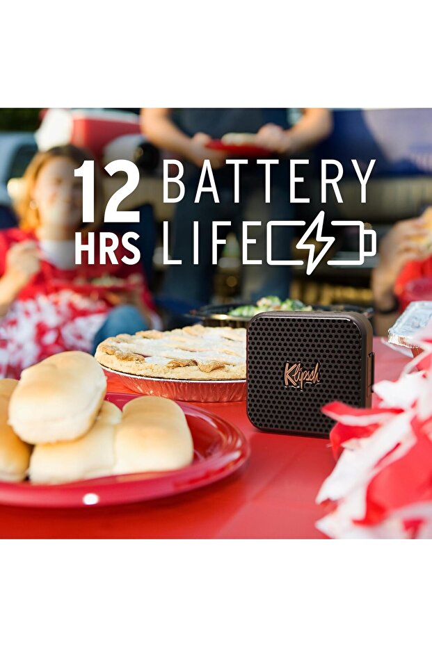 Austin Portable Bluetooth Speaker (Black) - 2