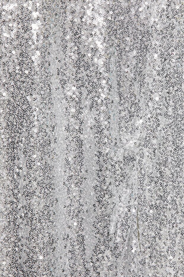 Sırtı açık pullu elbise - 5