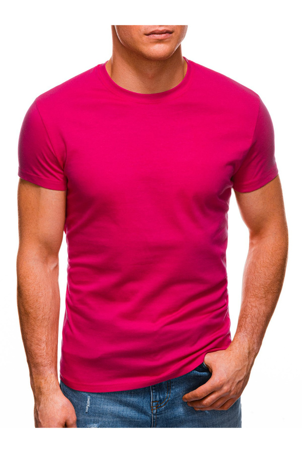 Tricou bărbătesc Basic S970 - roz închis - 1
