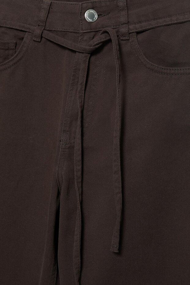 Bağcıklı baggy jean - 8