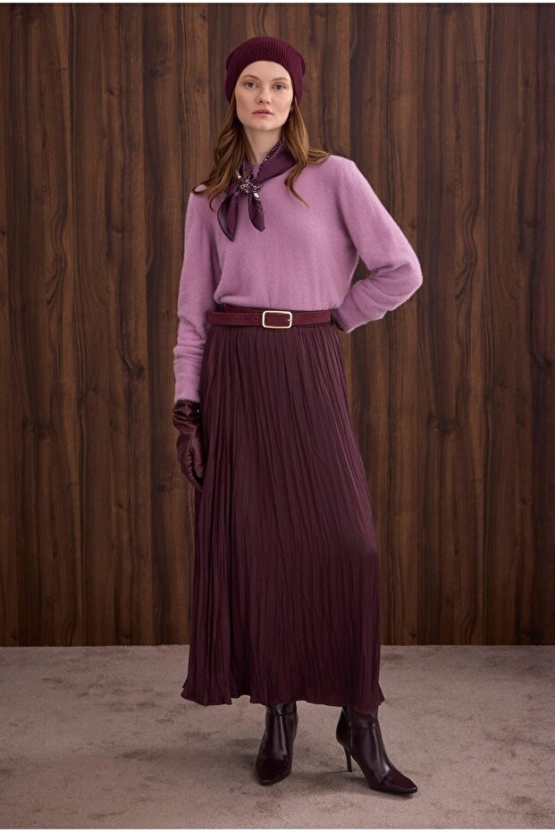 İnce Tüylü Basic Kazak Violet - 5