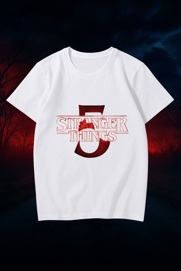 Stranger Tings Black-White Unisex T-Shirt Printed Women-Men Tshirt Tee Shirt