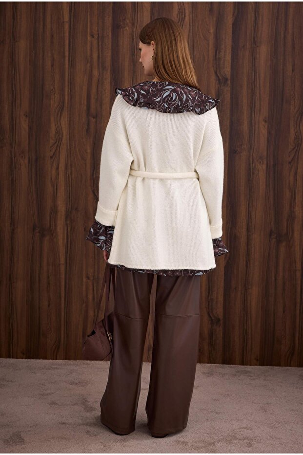 Alpaka Hırka Ekru - 4