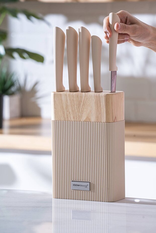 7964 Cooper 6 Parça Standlı Bıçak Seti - 2