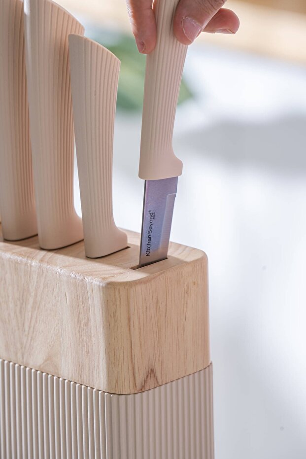 7964 Cooper 6 Parça Standlı Bıçak Seti - 4