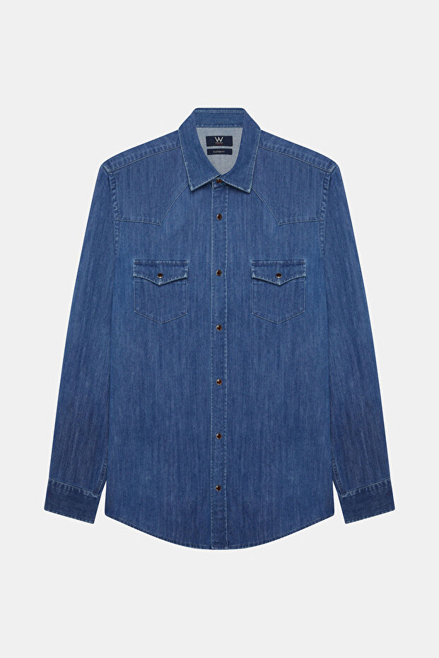 DENİM GÖMLEK - 1