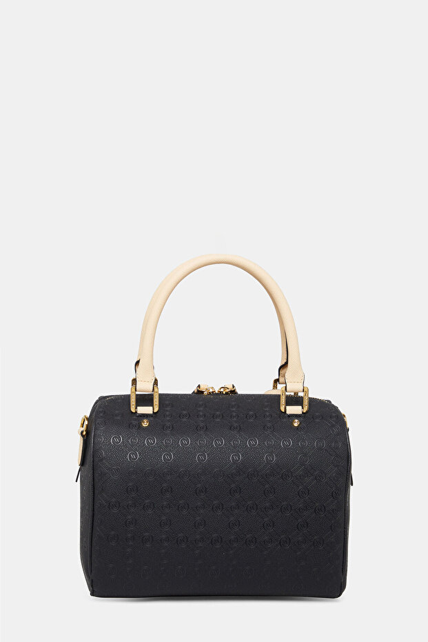 SİYAH MONOGRAM ÇANTA - 4