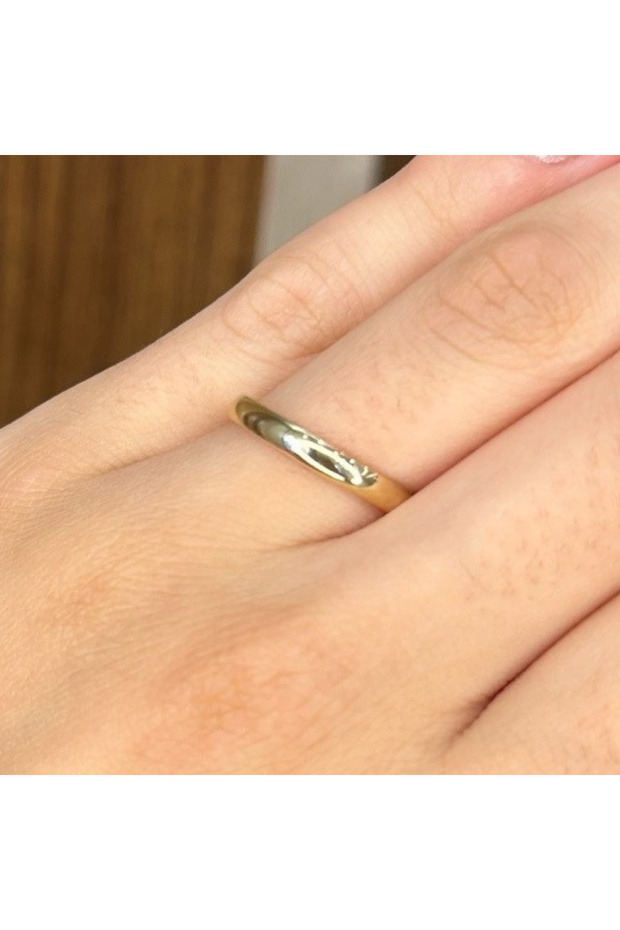 14 Ayar Düz Alyans - 3