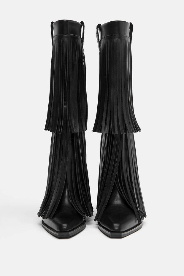 Püsküllü kovboy botu - 3